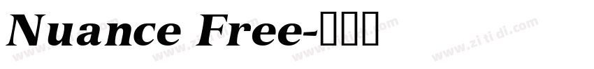 Nuance Free字体转换